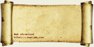 Poleksija Mališananin vizit kartica